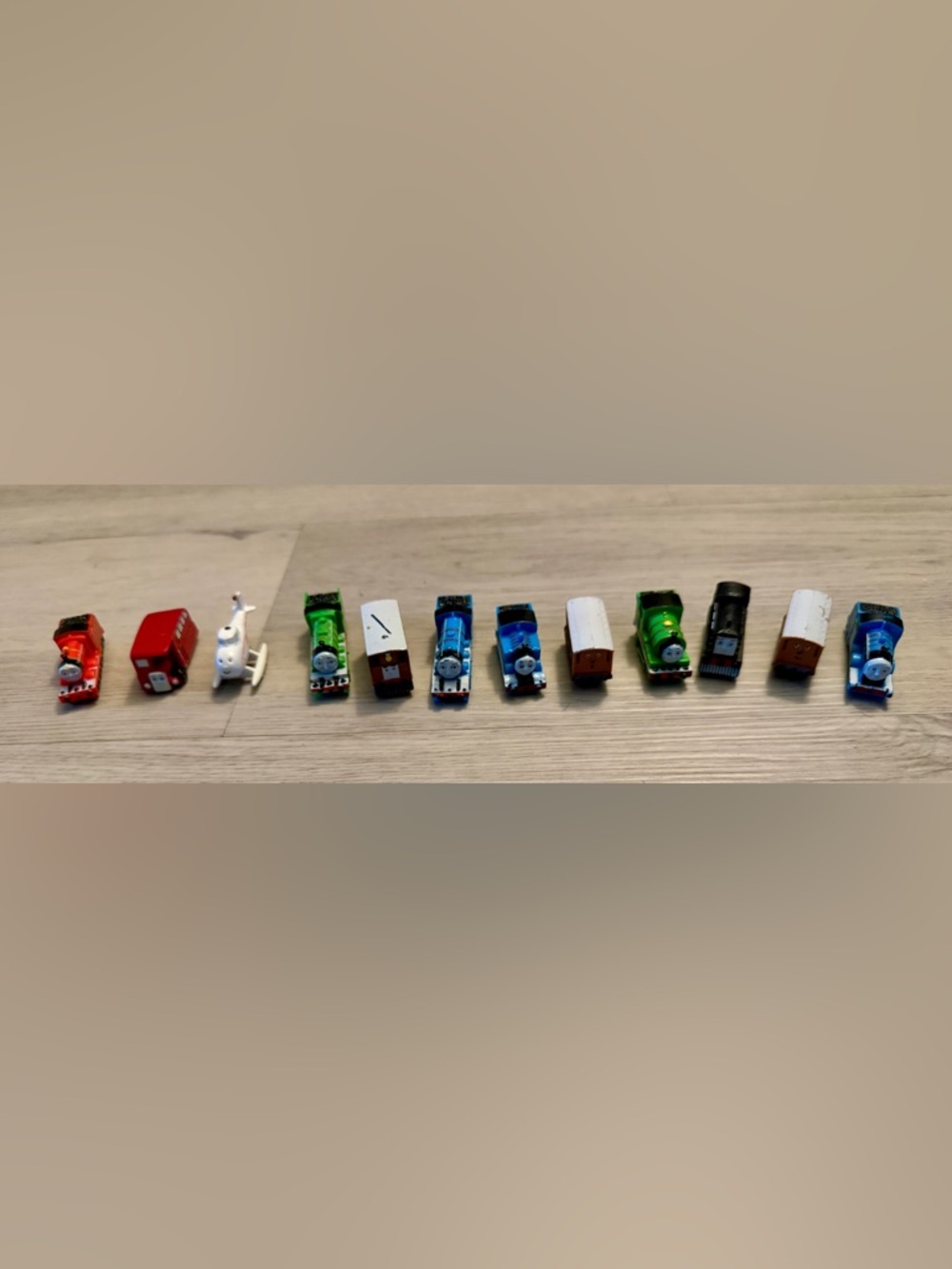 Vintage Lot Of 12 Miniature Thomas The Tank Engine Plastic Toys Cake Toppers